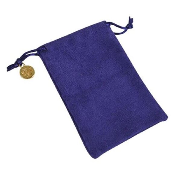 Tory Burch Silver Stud Crystal Circle Logo Earrings - Picture 6 of 6